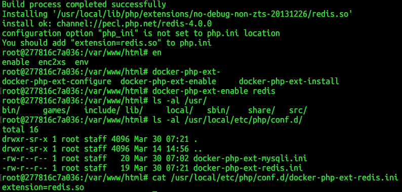 docker enbale redis